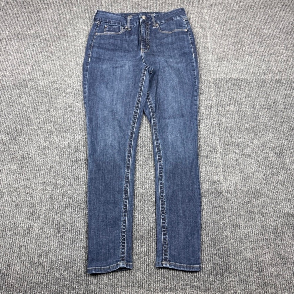 Seven7 Tummyless High Rise Skinny Jean Womens Size 12 Dark Wash McKay MY1975DE23